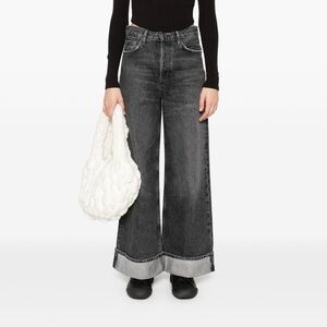 Agolde Dame High Rise Wide Leg Jeans Ditch 25